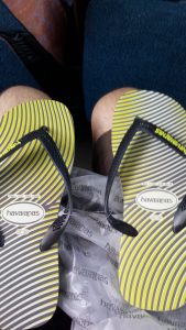 claquettes - cadeau d'anniversaire